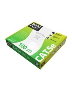 Cabo Lan Cat5E U-Utp Cmx 24Awgx4P Preto 100 Metros Sohoplus 23200185 - Furukawa