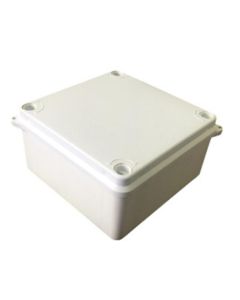 Caixa Plástica 100X100X50 Branca Tampa Opaca - Multitoc