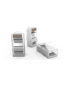 Conector Macho Rj45 Macho Cat5E Para Cabo Solido E Flexível Pacote Com 100 35050220 - Furukawa