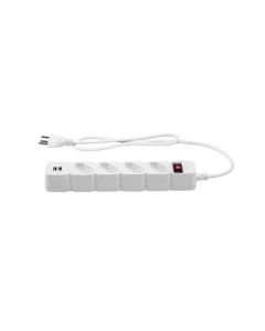 Protetor Eletronico 4 Tomadas e 2 Usb EPE204 USB Branca - 4824204