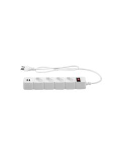 Protetor Eletronico Com 4 Tomadas Branco 2 USB-EPE 204 USB - 4824206 - Intelbras