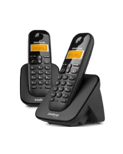 Telefone Sem Fio Ts3112 Preto 1 Ramal Adicional 4123102 - Intelbras